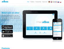 Tablet Screenshot of kiehl-app.com